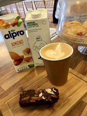 New! Fruit & Nut Crunch Bars; mixed fruit, nuts and extra cranberries with Biscoff Biscuits and Dark Chocolate 😋 at Indigo Cafe in Portrush