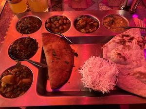 Himalaya Menu (ask for the vegan option)  at Mother India in Nice