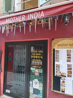 Exterior at Mother India in Nice