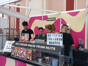 Stall at Vegan Life London at DÁPPA in East London