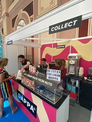 Dappa stand at Vegan Life Live 2022 at DÁPPA in East London