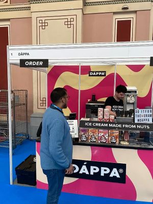 Dappa stand at Vegan Life Live 2022 at DÁPPA in East London