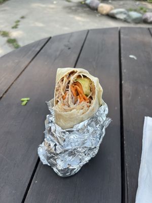 Soy ginger twrap   at The Chopstick Truck in Fernie