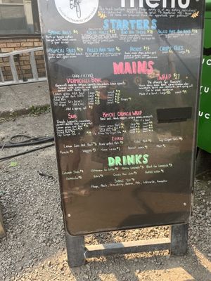 Menu   at The Chopstick Truck in Fernie