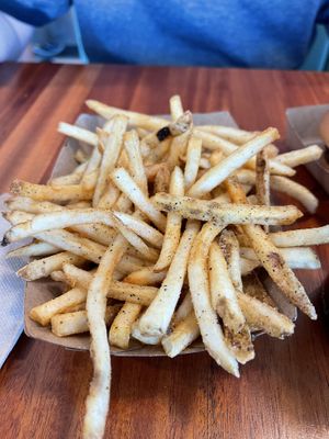 Side of fries $4  at Mama Burger in Flagstaff