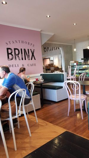 Inside the café at Brinx in Stanthorpe