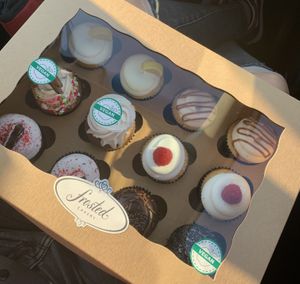 The best vegan cupcakes!  at Frosted Cakery in Fresno