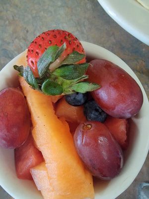 Fruit cup at Depot Cafe in Frisco