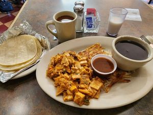Vegan midas with tofu at Depot Cafe in Frisco