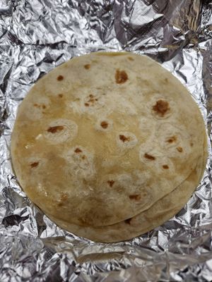 Tortillas for the migas meal at Depot Cafe in Frisco