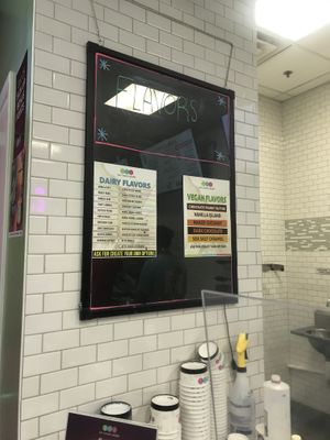 vegan flavorsss at 212 Ice Cream Studio in Gilbert