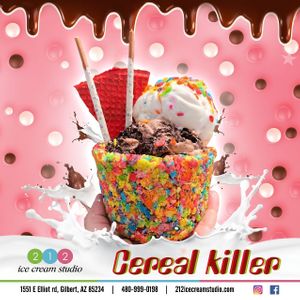 Cups you can eat at 212 Ice Cream Studio in Gilbert