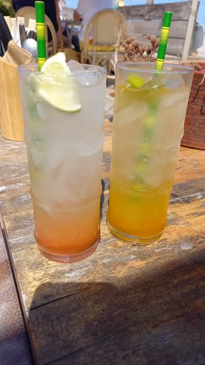 Homemade sodas at Pele Surf Shack in Hook Of Holland