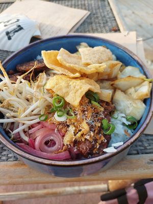 Gado Gado Galore at Pele Surf Shack in Hook Of Holland
