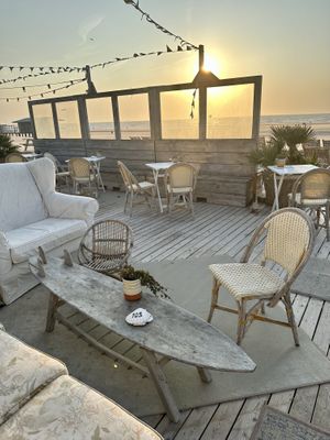 Terrace  at Pele Surf Shack in Hook Of Holland