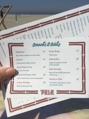 Snacks at Pele Surf Shack in Hook Of Holland