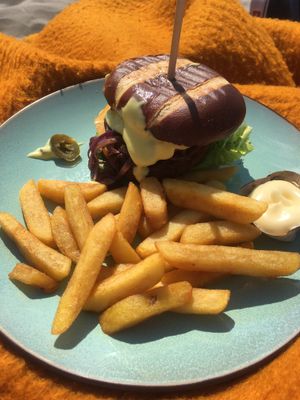 Burger at Pele Surf Shack in Hook Of Holland