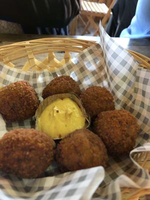 Bitterballen at Pele Surf Shack in Hook Of Holland