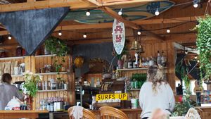 bar at Pele Surf Shack in Hook Of Holland