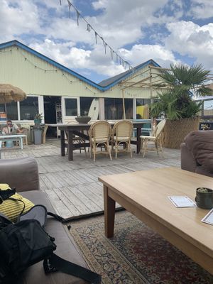 Outside at Pele Surf Shack in Hook Of Holland