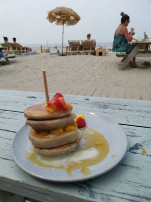 Pancakes at Pele Surf Shack in Hook Of Holland