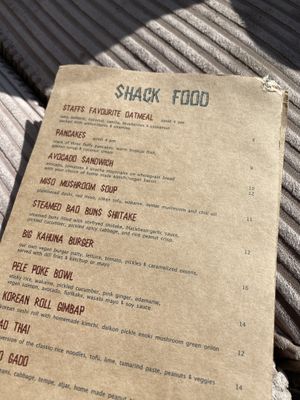Menu  😍 at Pele Surf Shack in Hook Of Holland