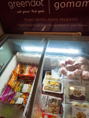 Frozen items at Greendot - Orchard in Central Singapore