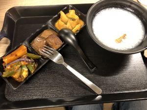 Porridge bento set  at Greendot - Orchard in Central Singapore