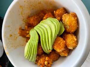 The last of the Suacy Tots. We clobbered it before I took a pic.  at Libelula in Fresno