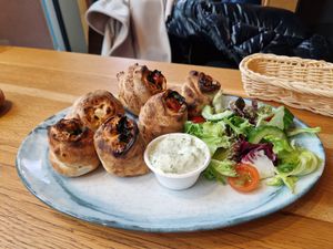 Vegan Pizza Rolls - So yumm!!!! at Urban Kitchen in Heidelberg