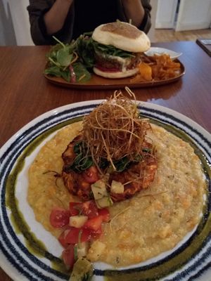 "Bite" with polenta  at O Gambuzino in Lisbon