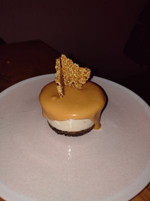 Cheesecake - sublime! at O Gambuzino in Lisbon