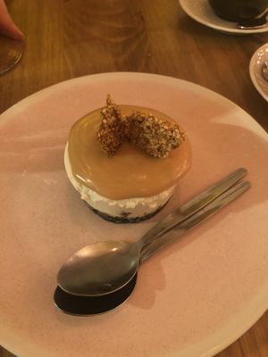 Salted caramel cheesecake (~5€)  at O Gambuzino in Lisbon