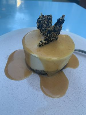 Vegan cheesecake   at O Gambuzino in Lisbon