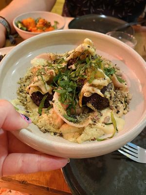 Egyptian falafel   at O Gambuzino in Lisbon