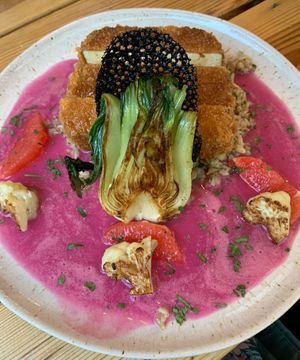 Tofu katsu at O Gambuzino in Lisbon