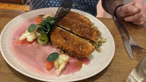 Tofu katsu at O Gambuzino in Lisbon