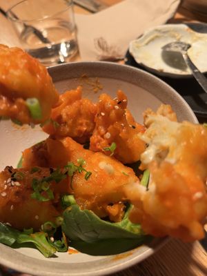 Gochujang cauliflower   at O Gambuzino in Lisbon