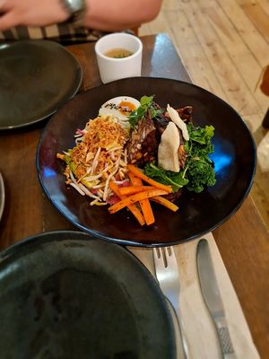 Gado gado at O Gambuzino in Lisbon