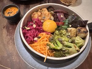 bibimbap  at O Gambuzino in Lisbon