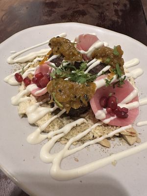 Falafel starter   at O Gambuzino in Lisbon