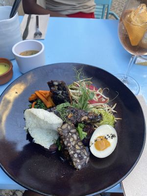 Tempeh  at O Gambuzino in Lisbon