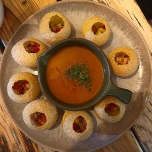 Gazpacho  at O Gambuzino in Lisbon