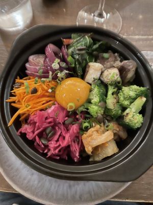 Bibimbap  at O Gambuzino in Lisbon