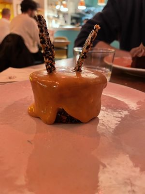 Fantastic vegan cheesecake   at O Gambuzino in Lisbon