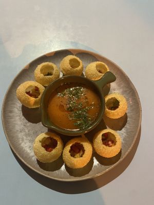 Fermented gaspacho  at O Gambuzino in Lisbon