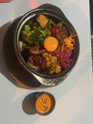 Bibimbap  at O Gambuzino in Lisbon