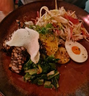 Gado gado at O Gambuzino in Lisbon