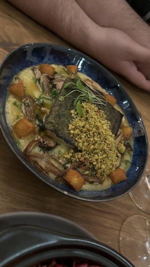 Celeriac sea fillet   at O Gambuzino in Lisbon