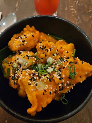 Cauliflower Gochujang at O Gambuzino in Lisbon